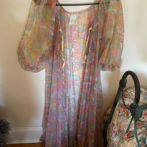 Psychedelic vintage duster